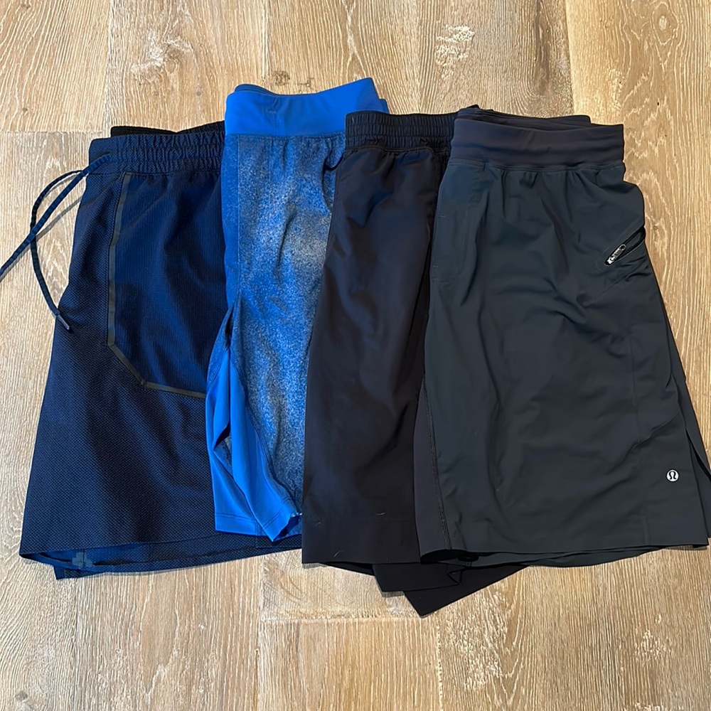 Lot of 4 men’s Lululemon Shorts! Size large